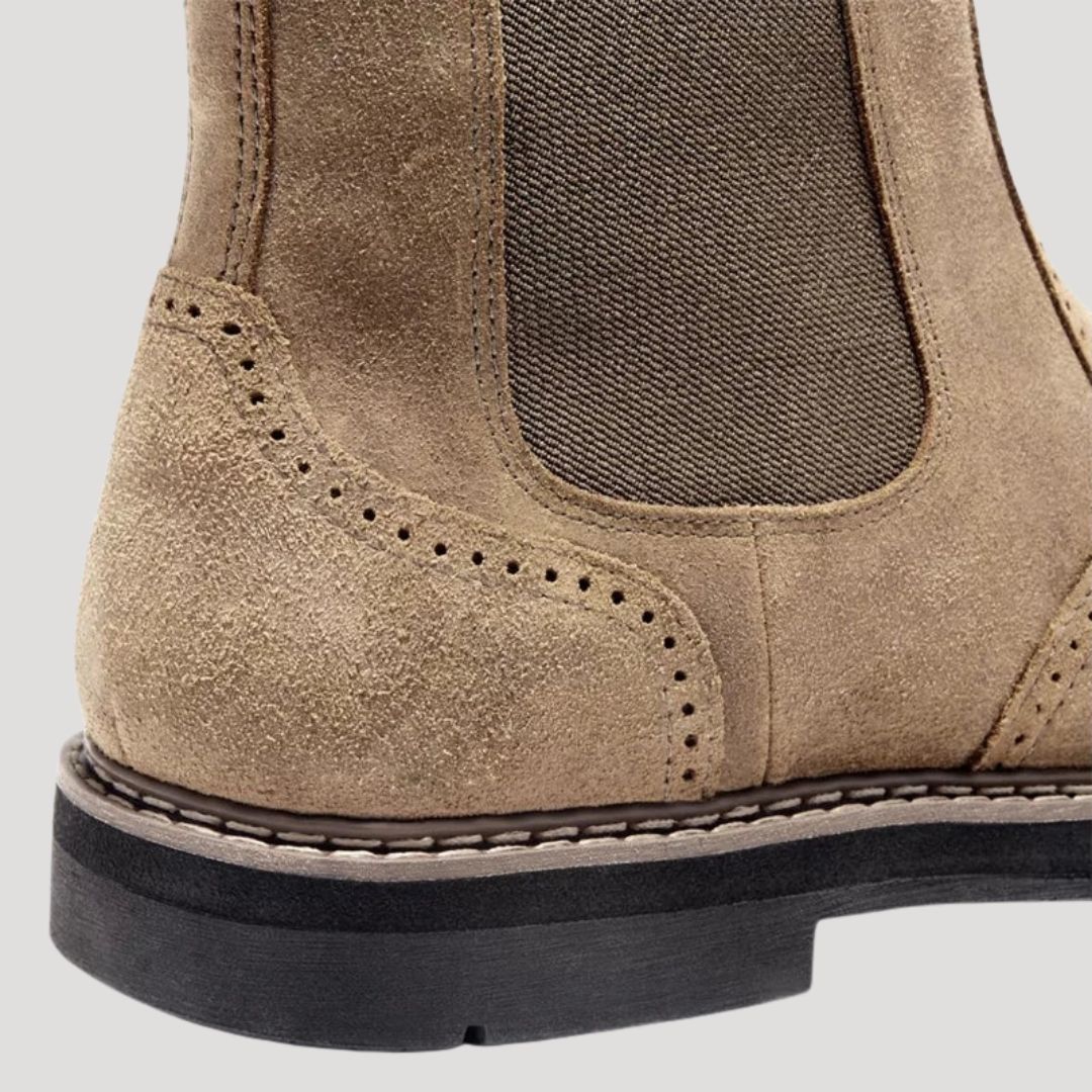 Męska - Buty Chelsea za kostkę - Wodoodporna skóra - Eleganckie i funkcjonalne obuwie na każdą okazję