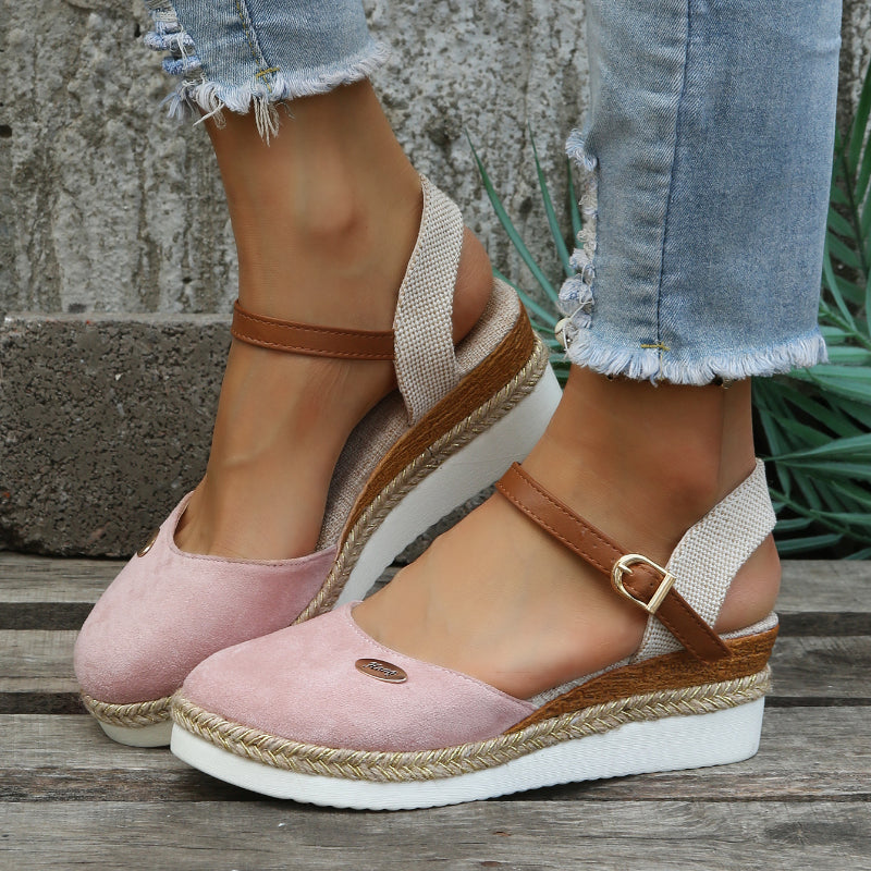 Damska - Espadryle - Miękkie materiały - Wygodne i stylowe buty na co dzień - Idealne na każdą okazję