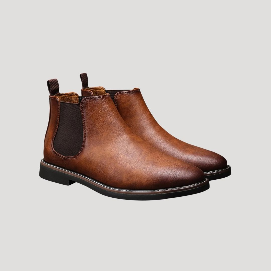 Męska - Buty Chelsea - Wodoodporna skóra - Styl zimowy - Modne i komfortowe