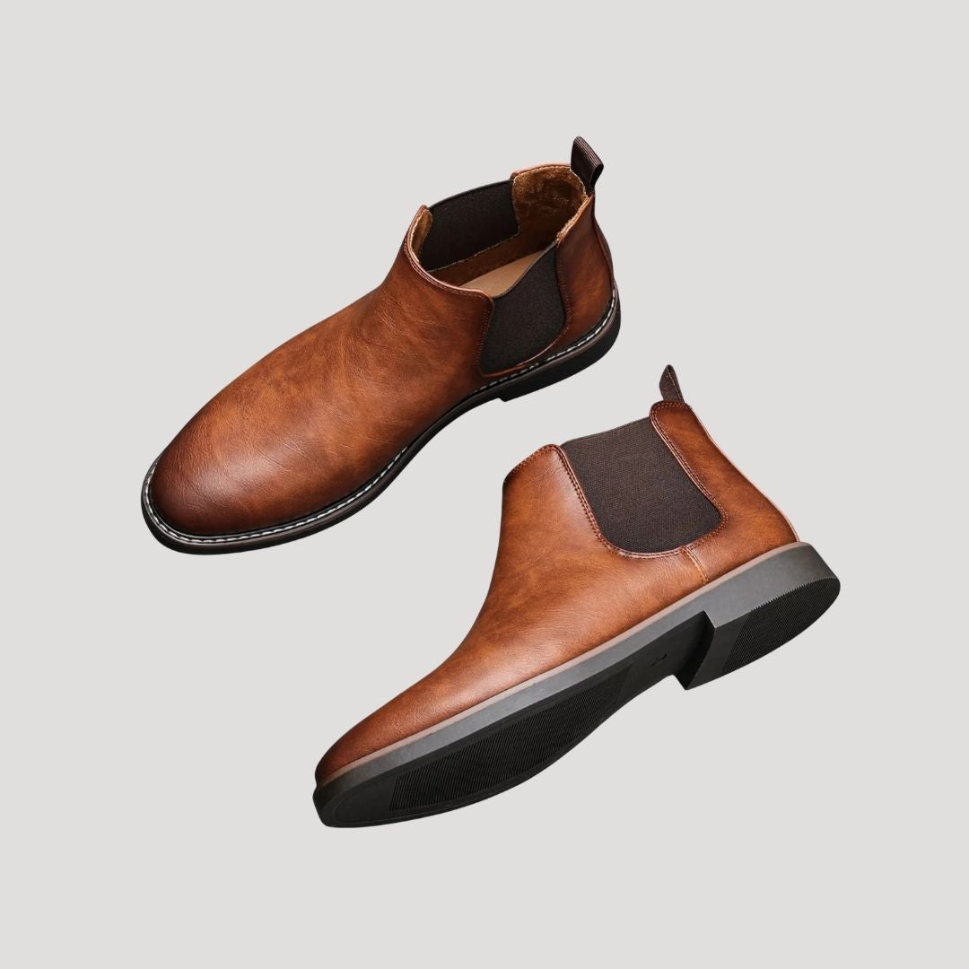 Męska - Buty Chelsea - Wodoodporna skóra - Styl zimowy - Modne i komfortowe