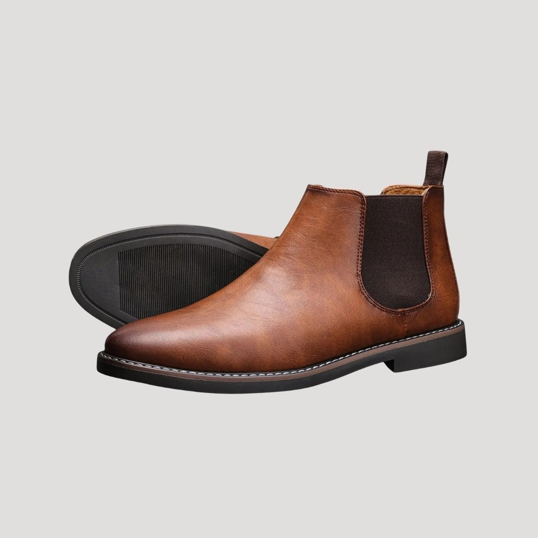 Męska - Buty Chelsea - Wodoodporna skóra - Styl zimowy - Modne i komfortowe