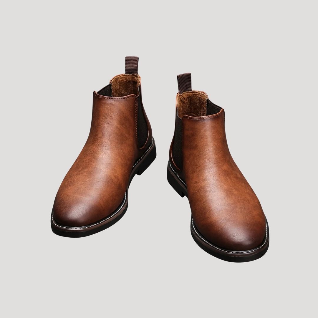 Męska - Buty Chelsea - Wodoodporna skóra - Styl zimowy - Modne i komfortowe