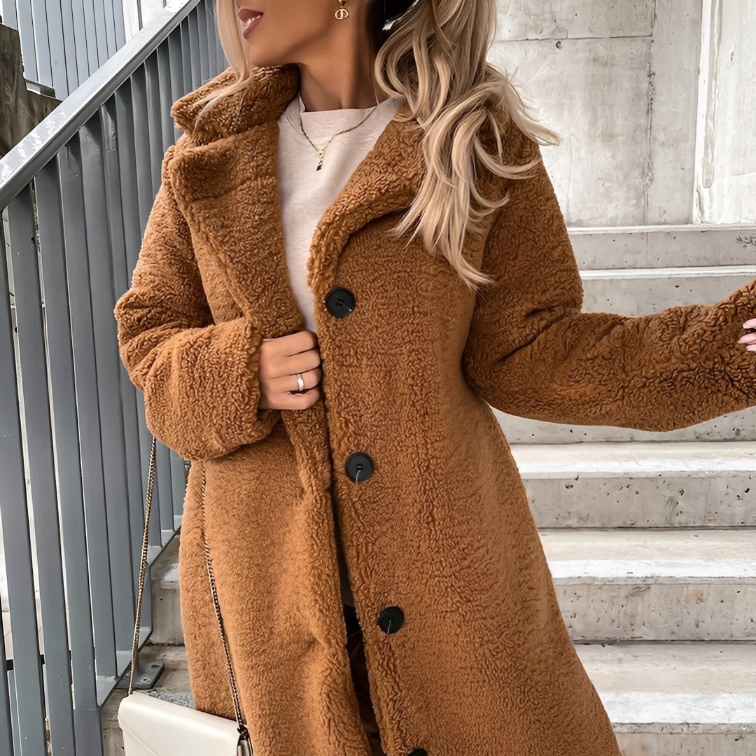 Damska - Kurtka polarowa - Ciepła i stylowa - Stylowy na co dzień