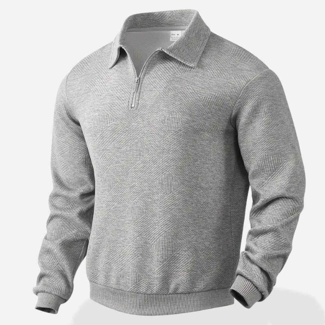Męska - Sweter z półgolfem - Miękka dzianina - Stylu casualowym - idealny na co dzień