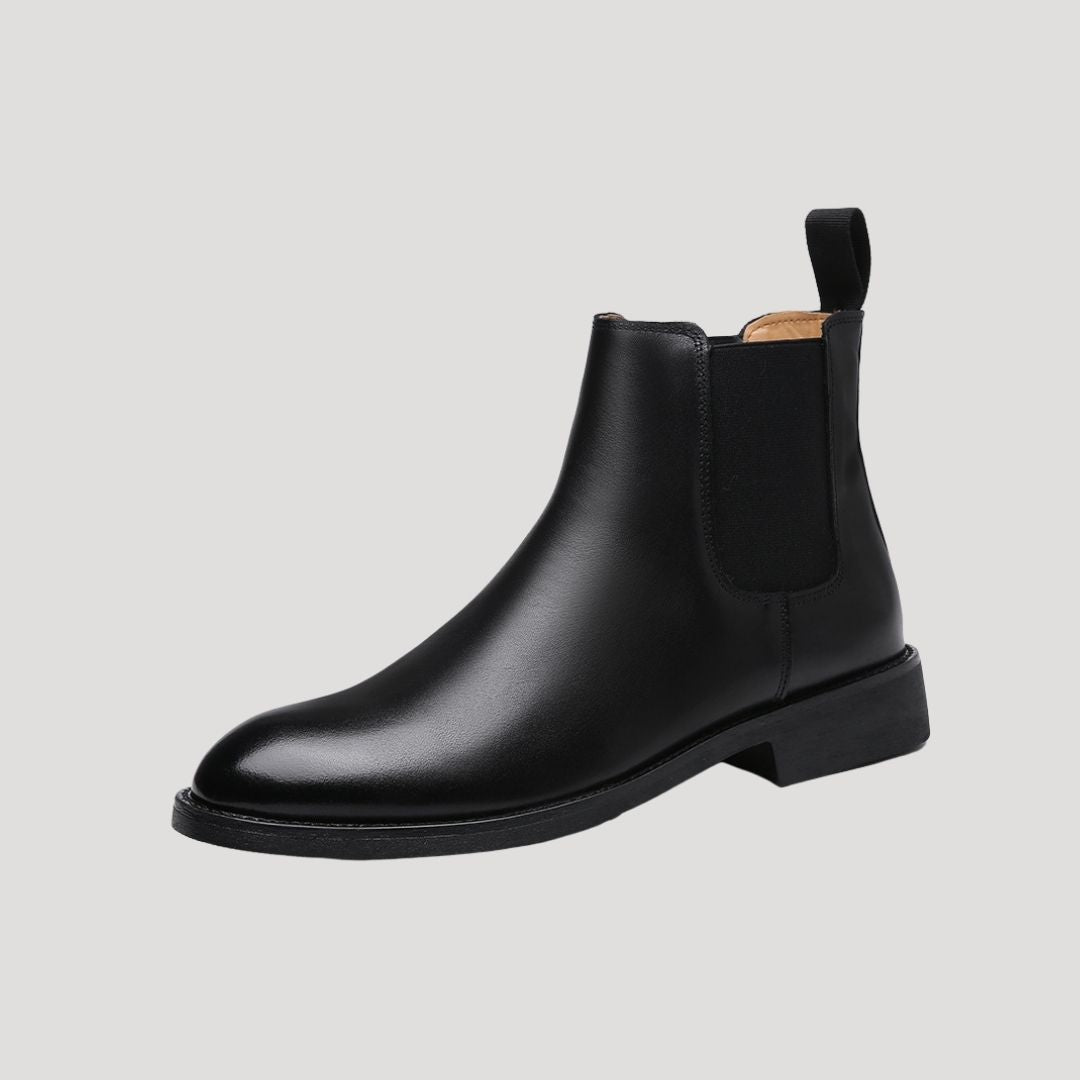 Męska - Buty Chelsea za kostkę - Zimowy styl - Skóra - Wygodne i eleganckie obuwie na chłodne dni