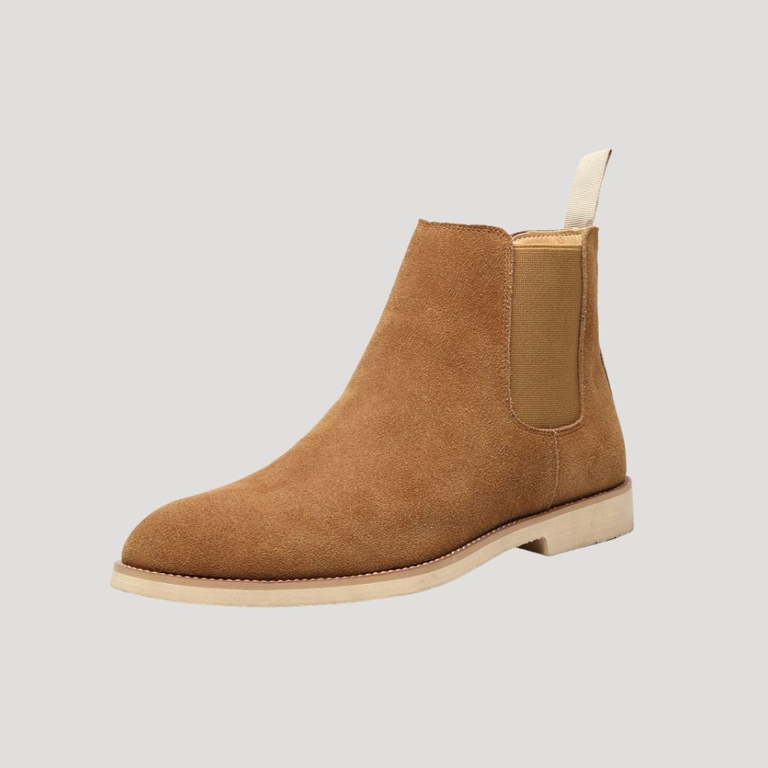 Męska - Buty Chelsea za kostkę - Zimowy styl - Skóra - Wygodne i eleganckie obuwie na chłodne dni