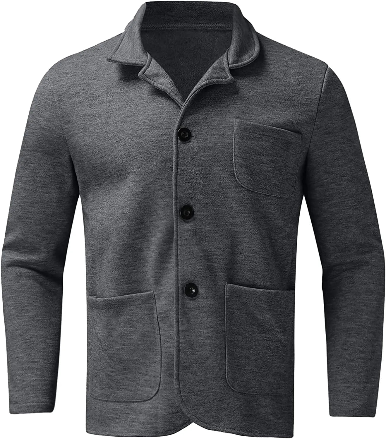 Męska - Marynarka casualowa - Dopasowany krój - Stylowy i wszechstronny design - Idealna na każdą okazję