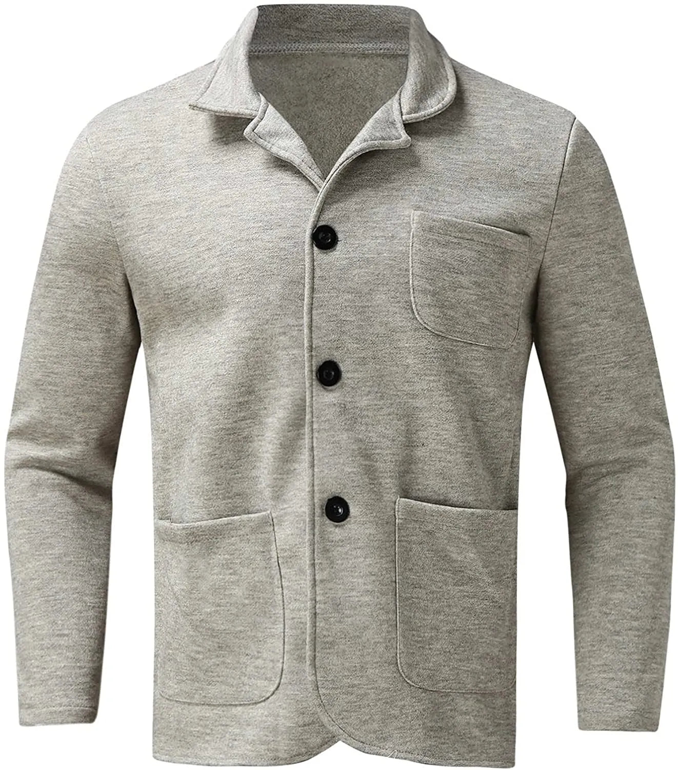 Męska - Marynarka casualowa - Dopasowany krój - Stylowy i wszechstronny design - Idealna na każdą okazję