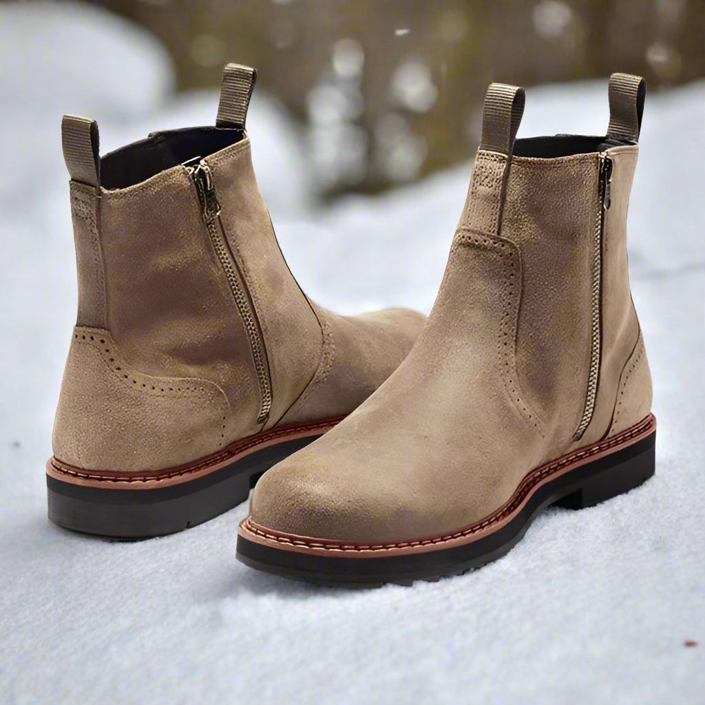 Męska - Chelsea Buty - Zamszowe - Elegancki styl casualowy - Modny wybór do każdej okazji