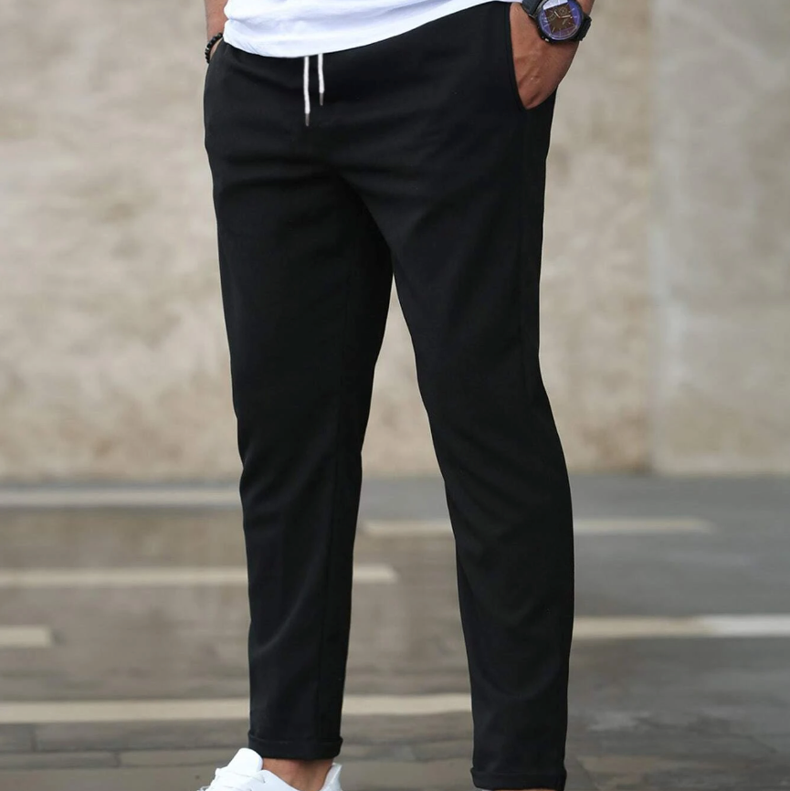 Męska - Spodnie - Casualowe spodnie chino skinny - Elastycznym Materiałem - Modne i Wygodne