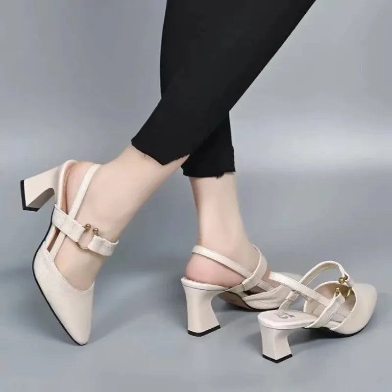 Damska - Komfortowe szpilki - Oddychających materiałów - Stylowy design - Wygodne buty na każdy dzień