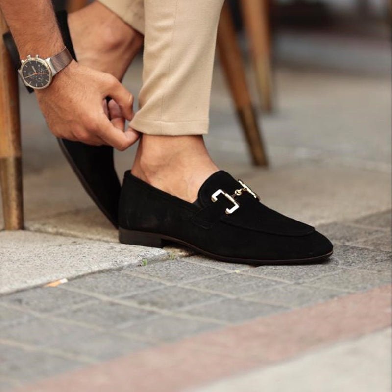 Męska - Buty wsuwane - Wygodne i stylowe - Idealne do casualowych stylizacji