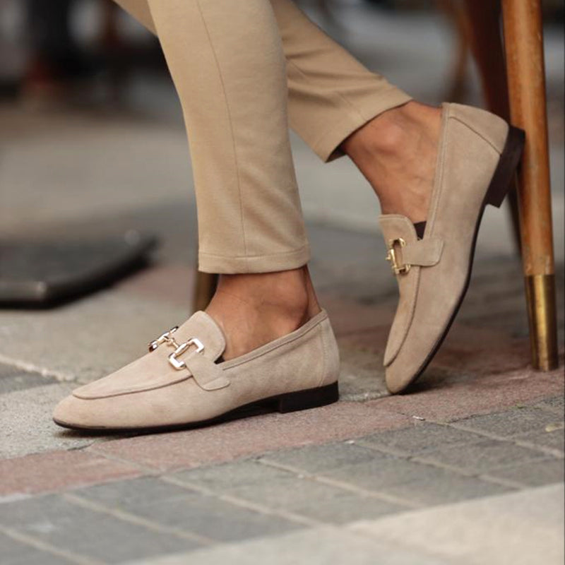 Męska - Buty wsuwane - Wygodne i stylowe - Idealne do casualowych stylizacji