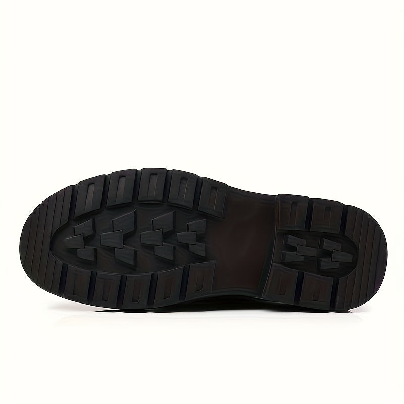 Męska - Buty wizytowe - Skórzany design w włoskim stylu - Elegancka obuwie na każdą okazję
