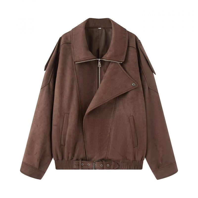 Damska - Kurtka oversize - Miękka w dotyku - Styl casualowy, idealna na co dzień