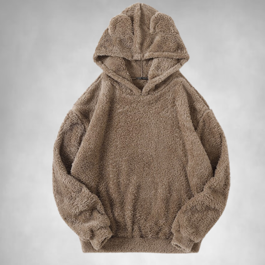 Męska - Bluza polarowa Teddy - Przytulny styl i komfort - Idealna na chłodne dni