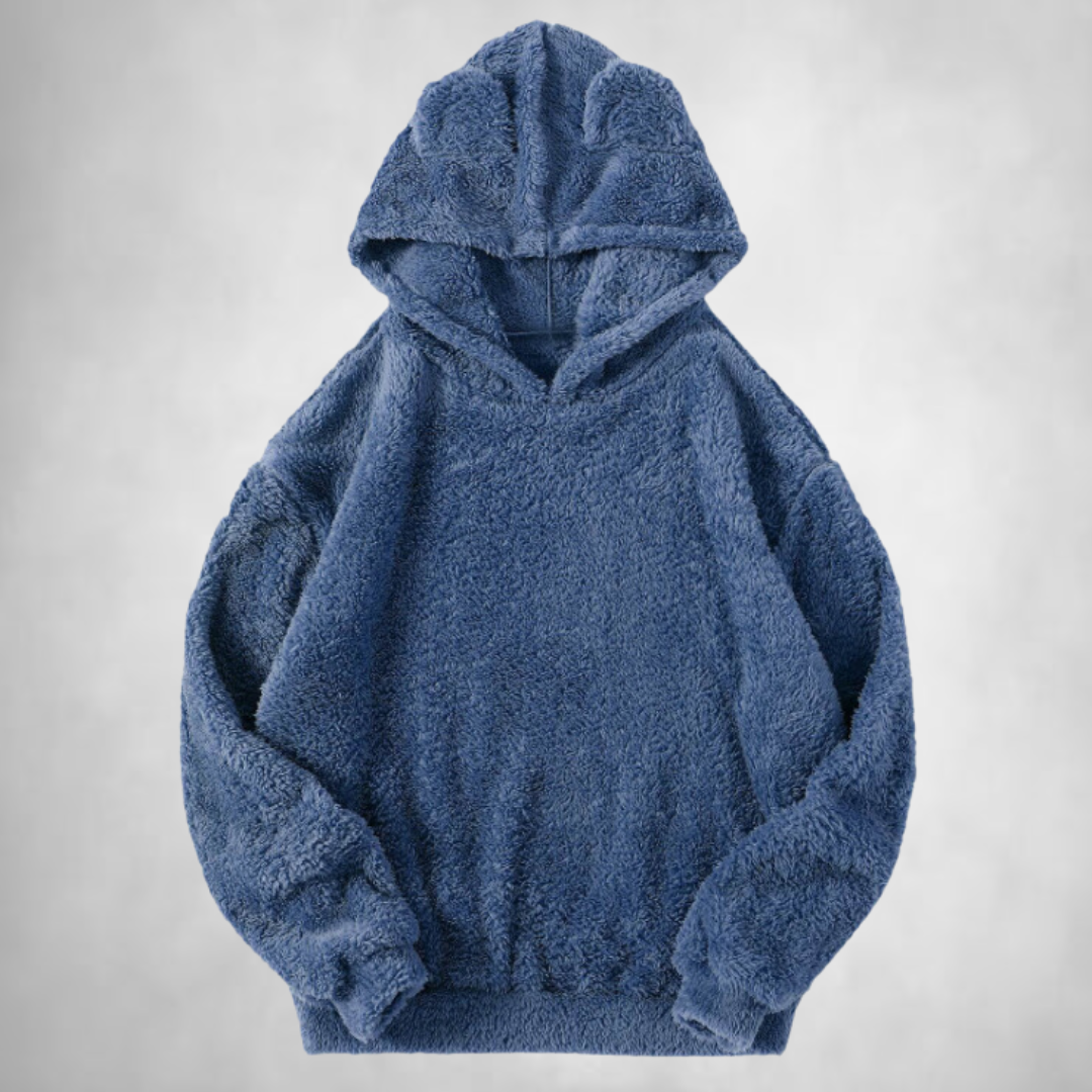 Męska - Bluza polarowa Teddy - Przytulny styl i komfort - Idealna na chłodne dni