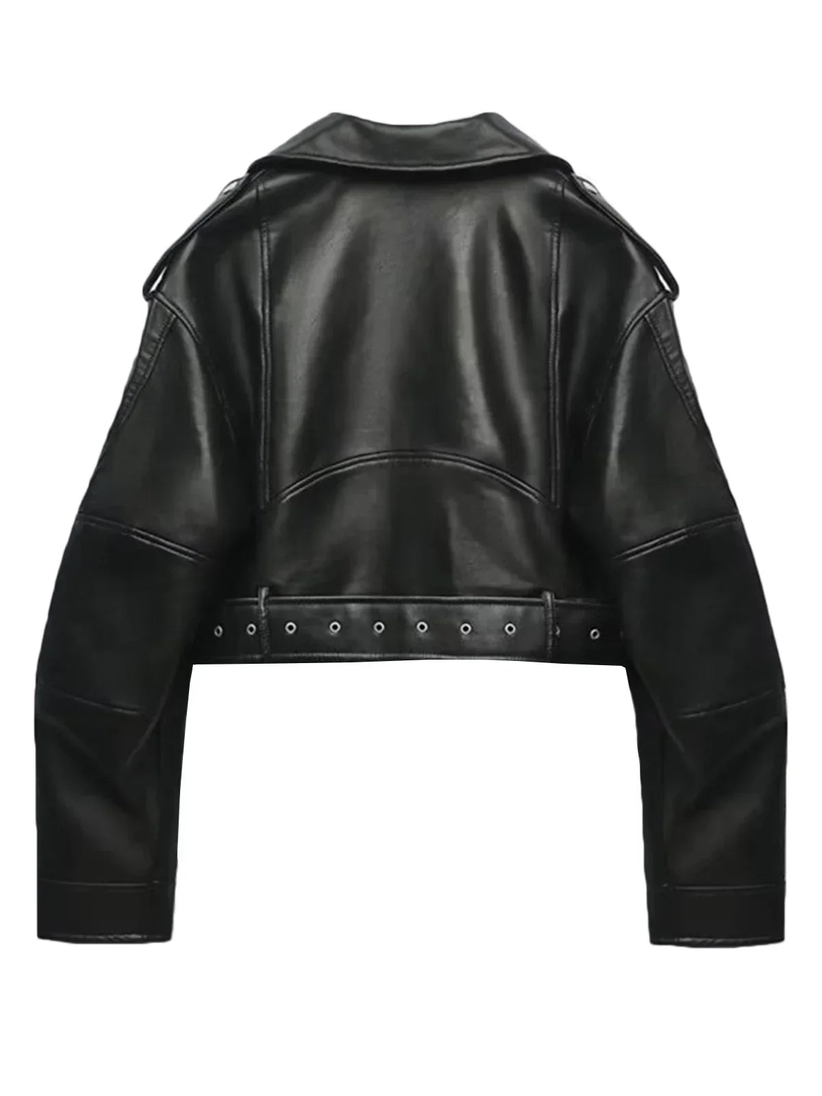 Damska - Klasyczna kurtka motocyklowa - Wytrzymałego materiału - Styl casualowy