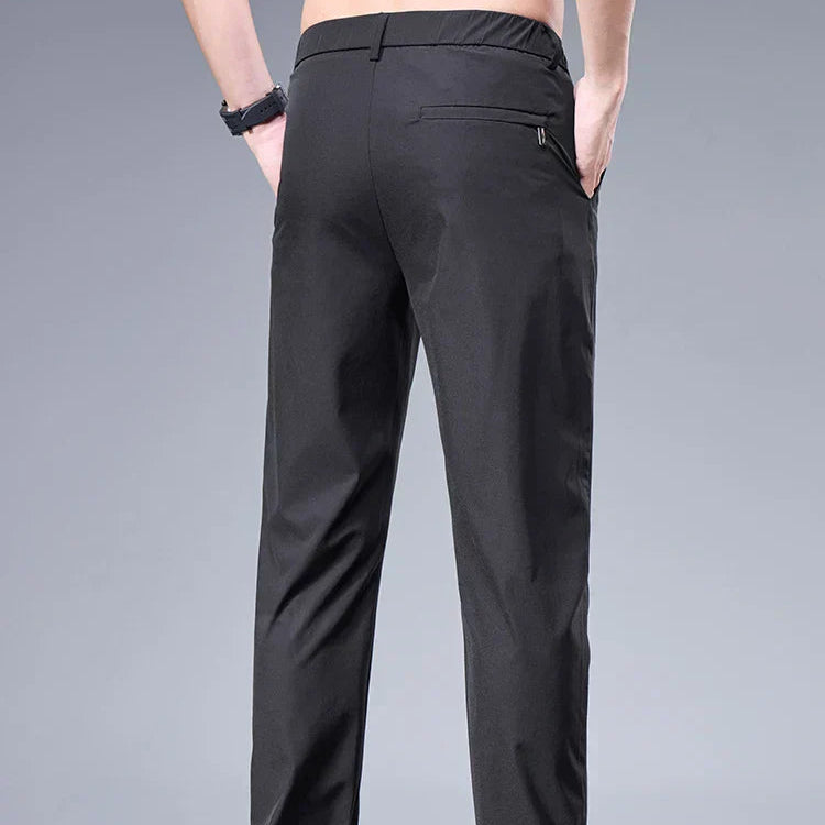 Męska - Lekkie Skinny Spodnie ze Stretchem - Komfortowy Styl na Co Dzień
