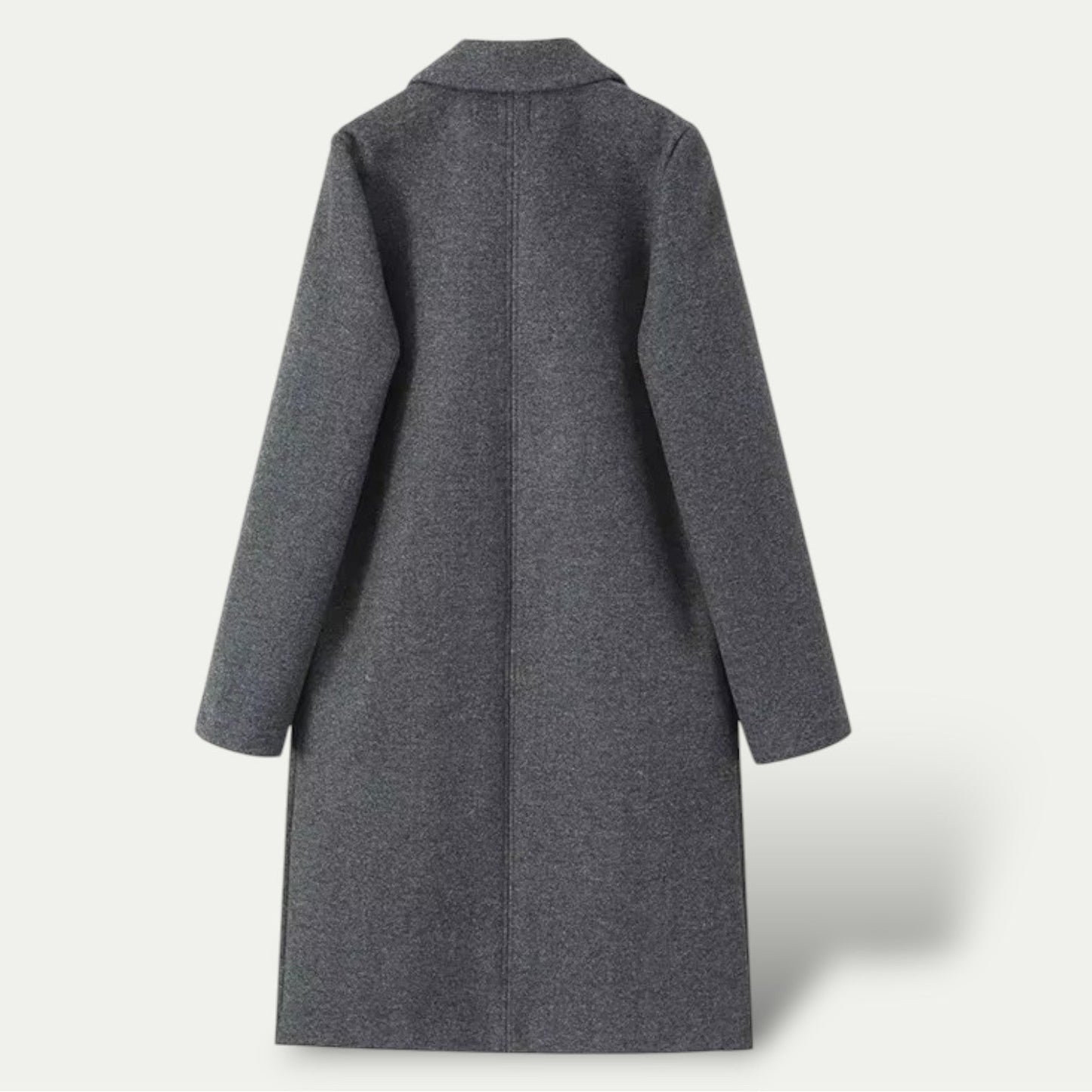 Damska - Klasyczny długi trencz - Dopasowany styl - Elegancka odzież na każdą okazję