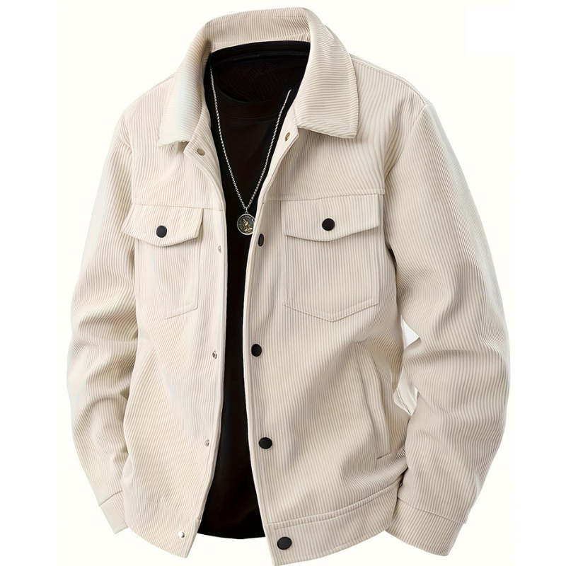 Męska - Klasyczna zimowa kurtka cargo - Funkcjonalny design i komfort - Idealna na chłodne dni