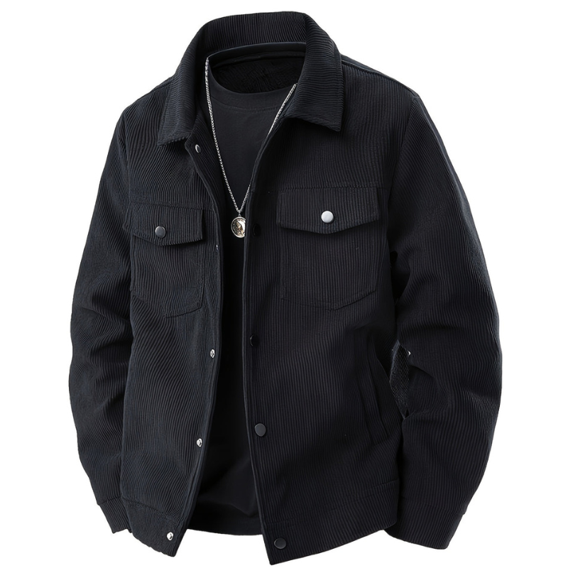 Męska - Klasyczna zimowa kurtka cargo - Funkcjonalny design i komfort - Idealna na chłodne dni