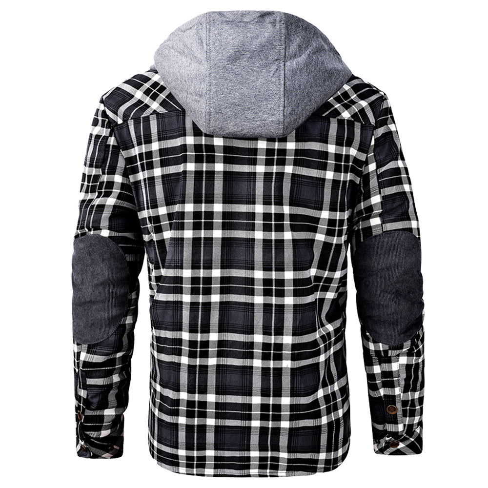 Męska - Bluza z kapturem - Bawełna - Wygodna odzież codzienna - Stylowa bluza na każdą okazję