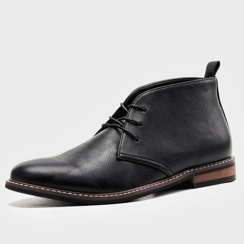 Męska - Buty pustynne w stylu vintage - Zamszu - Eleganckie obuwie na każdą okazję