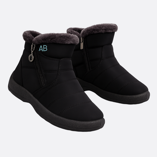 Damska - Buty zimowe śniegowe - Solidna podeszwa - Styl casualowy - Idealne na zimowe przygody