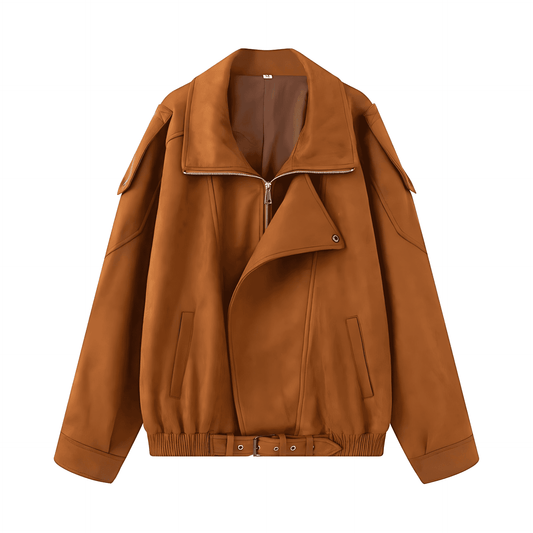 Damska - Kurtka oversize - Miękka w dotyku - Styl casualowy, idealna na co dzień