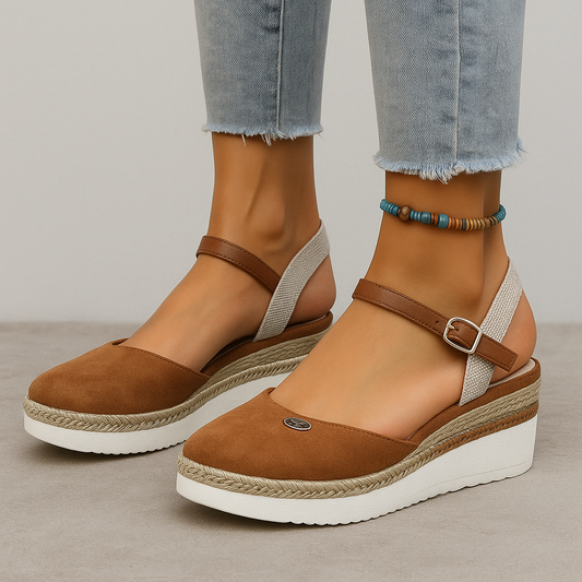 Damska - Espadryle - Miękkie materiały - Wygodne i stylowe buty na co dzień - Idealne na każdą okazję