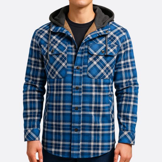 Męska - Bluza z kapturem - Bawełna - Wygodna odzież codzienna - Stylowa bluza na każdą okazję