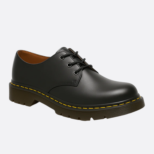 Męska - Buty Oxford - Gładka skóra - Klasyczne sznurowanie - Elegancki styl na każdą okazję