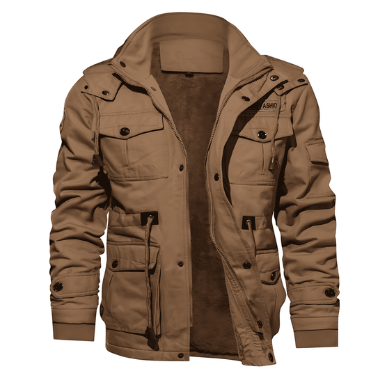 Męska - Kurtka Aksamitna - Stylowa i Ciepła Odzież Wierzchnia - Idealna na Chłodne Dni