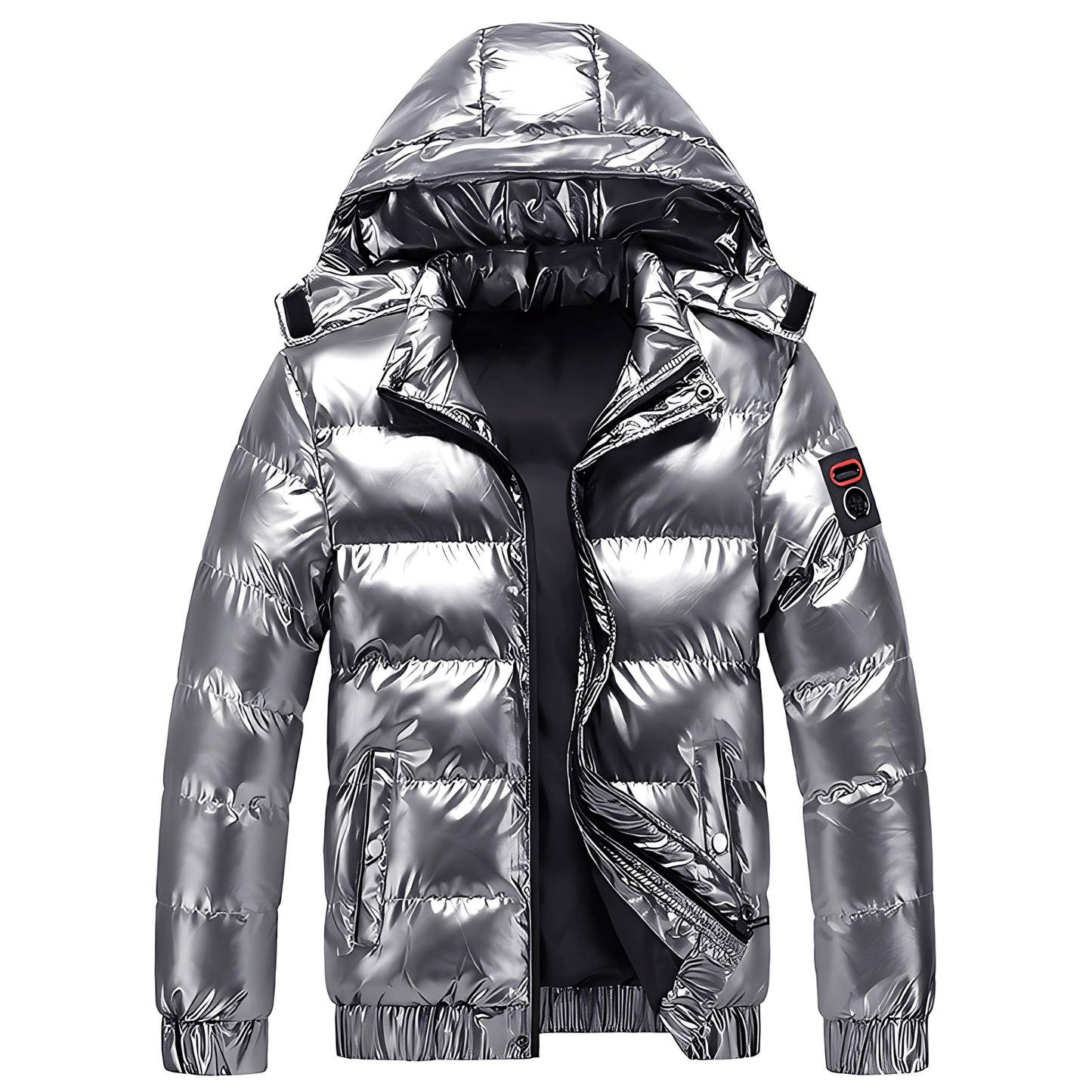 Męska - Stylowa ocieplana kurtka - Odporna na warunki atmosferyczne - Wytrzymała konstrukcja