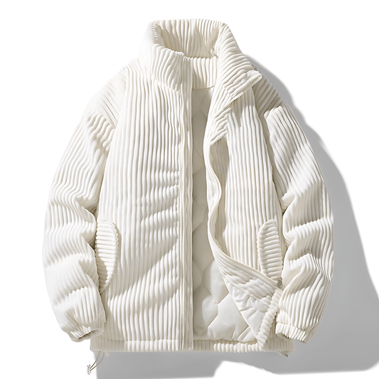 Męska - Sztruksowa kurtka - Wytrzymałego materiału - Miękki design - Idealny do noszenia na co dzień