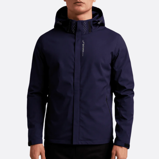 Męska - Wiatrówka z kapturem - Oddychającego materiału - Wygodna i lekka - Idealna na każdą pogodę