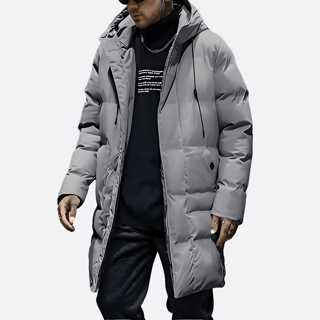 Męska - Wodoodporna Kurtka Parka - Stylowa i Funkcjonalna - Idealna na Każdą Pogodę