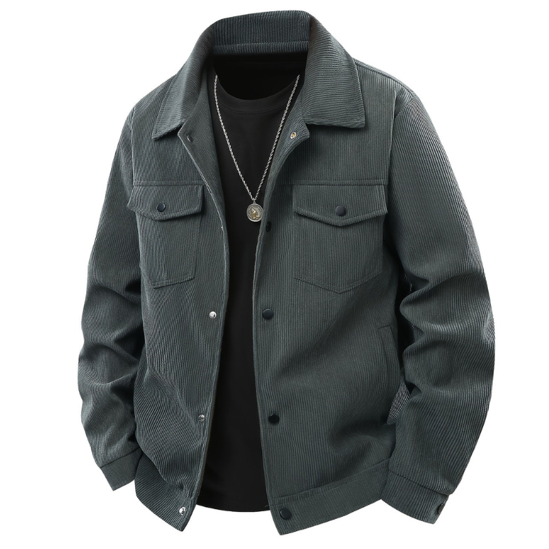 Męska - Klasyczna zimowa kurtka cargo - Funkcjonalny design i komfort - Idealna na chłodne dni